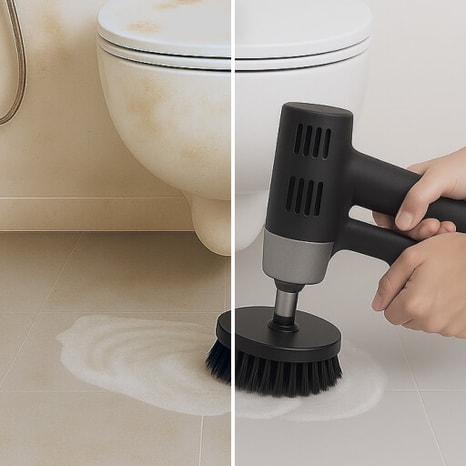 Intense bathroom cleaning