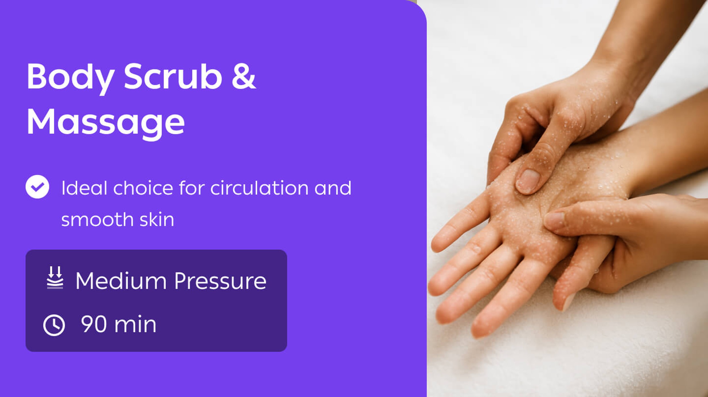 Body scrub massage - Body scrub massage