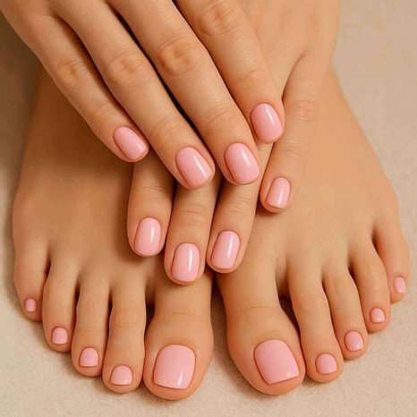 Classic mani-pedi combo