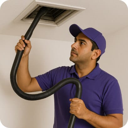  Duct/ Central AC - Deep AC cleaning (Filter + duct)