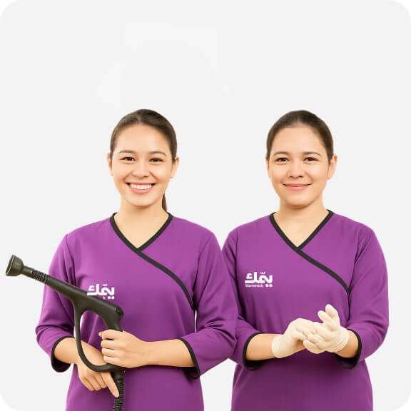 2 hours (2 cleaners)