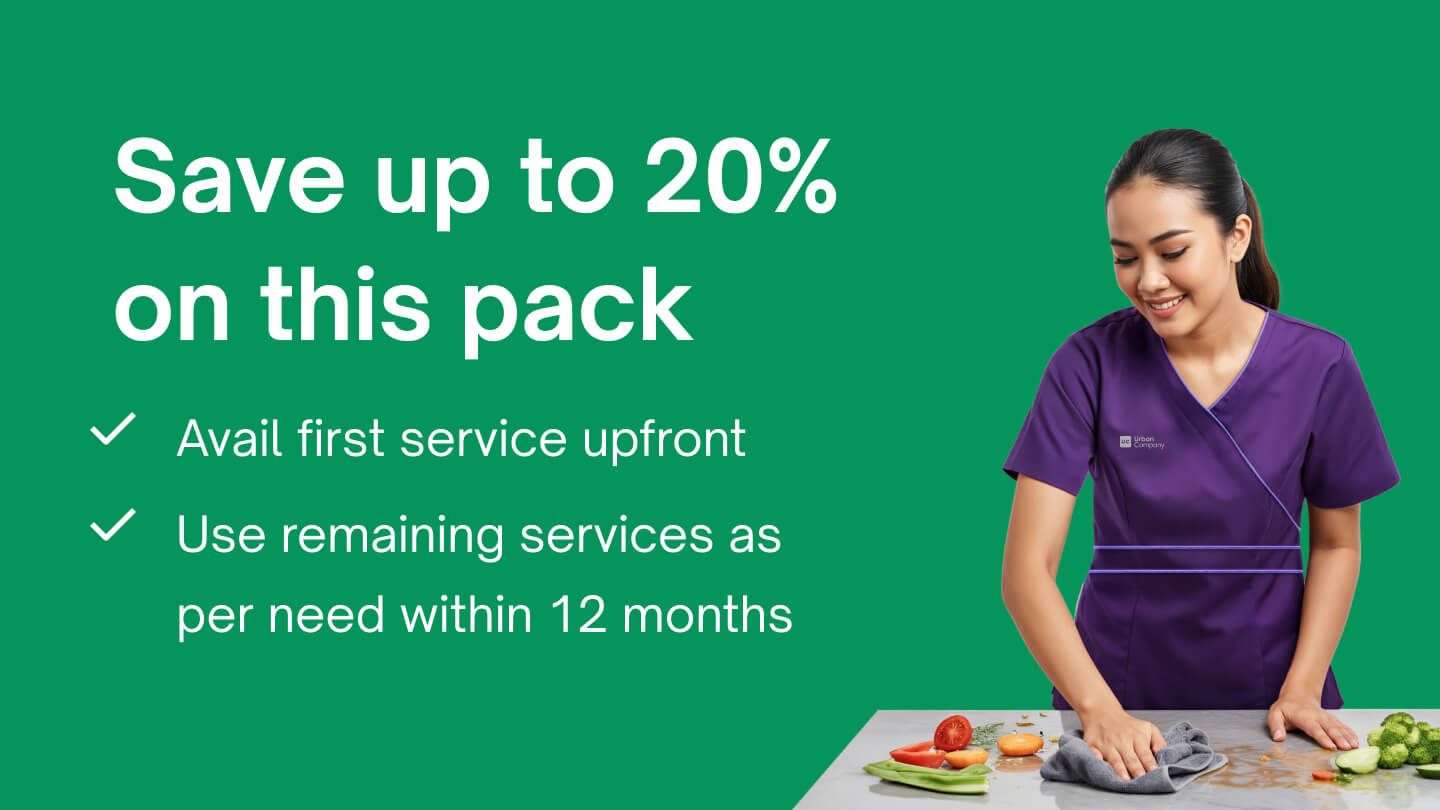 6 visits - 6 sessions: Cleaning pack (without material)