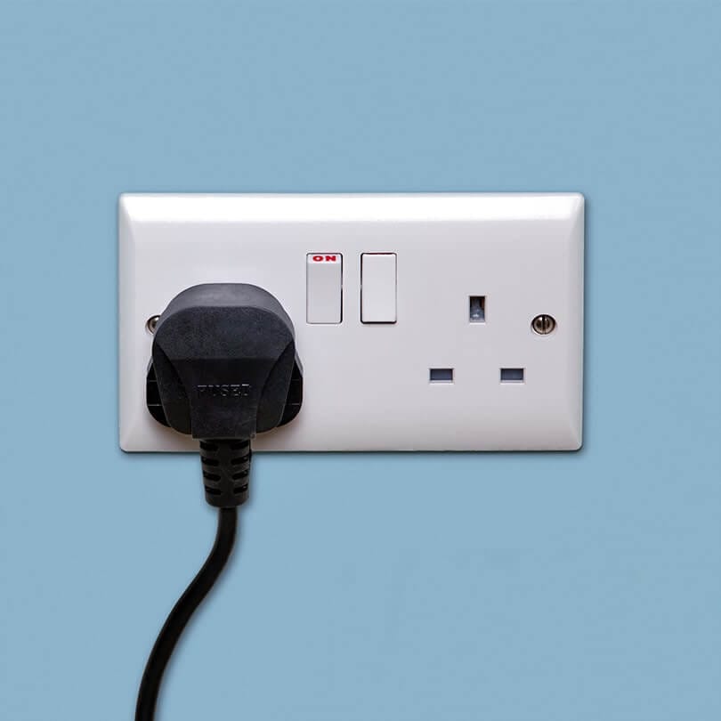 Socket/switch - Switch / 3-pin plug replacement