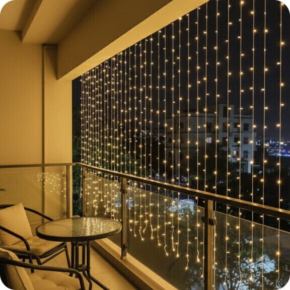 Balcony lights - Balcony lights installation (String)