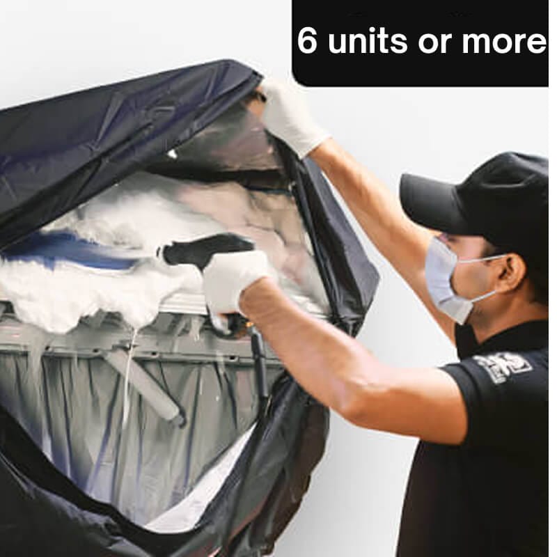 First Trial Offer (from $16/unit) - 6 unitsFoamJet Servicing (6 Units - $20/unit)