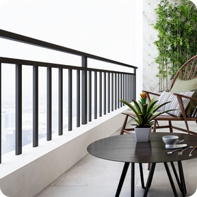 Balcony cleaning