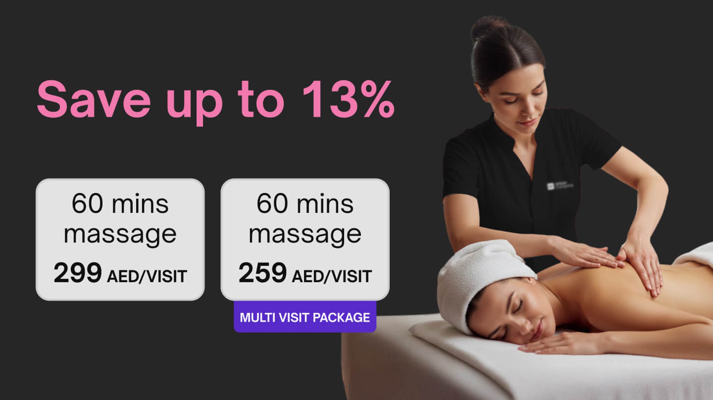 Multi visit package - Book a multi visits package