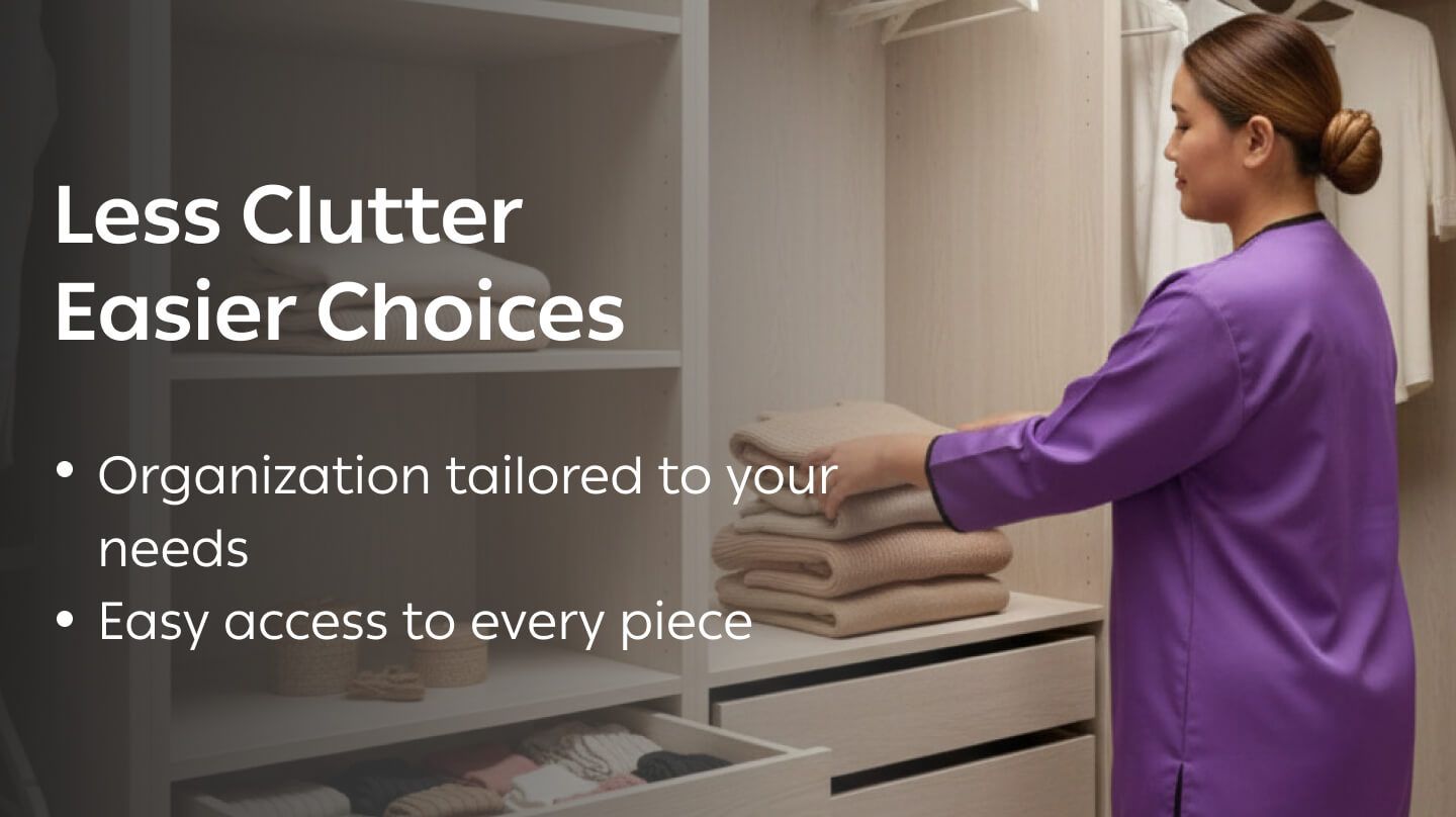 Ironing at home - Wardrobe organisation