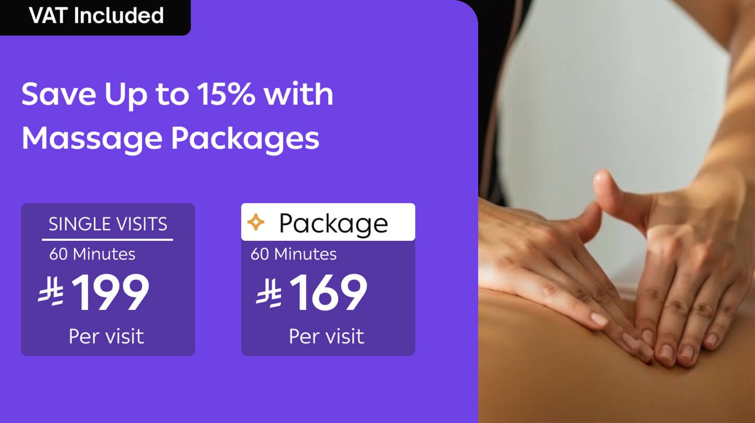 Multi visit Packages - Book a multi visit package