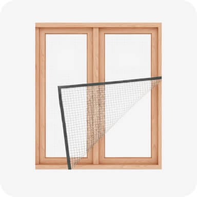 Curtain & window - Mosquito net installation
