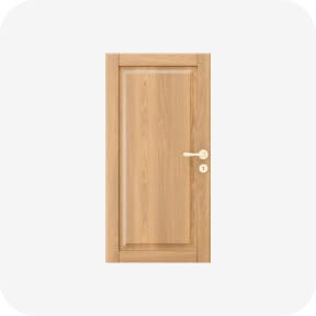 Wooden door