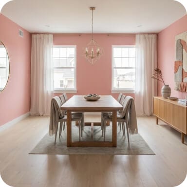 Living & dining room painting - Dining room painting