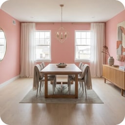 Living & dining room painting - Dining room painting
