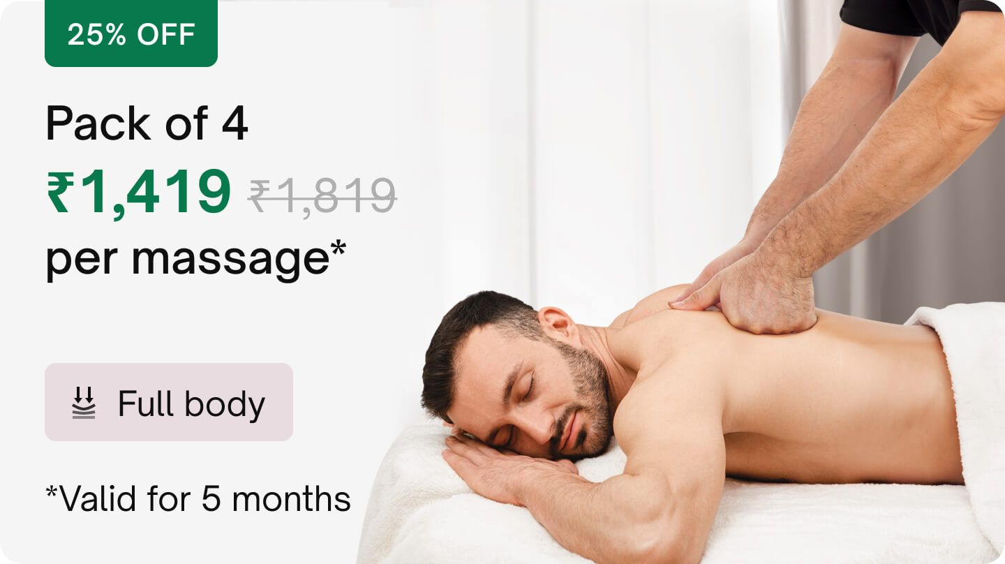 Super saver packs - 4 sessions (Mon-Sat only): Sublime Swedish massage
