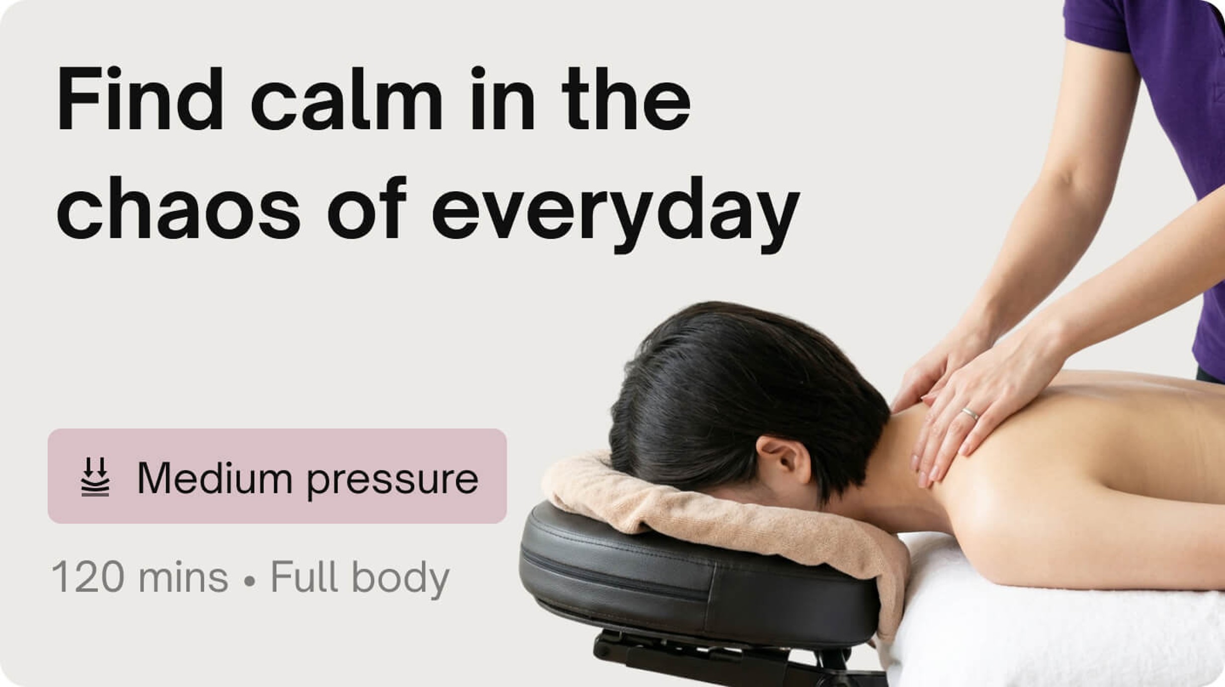 120 mins - Relaxation Massage : 120 mins