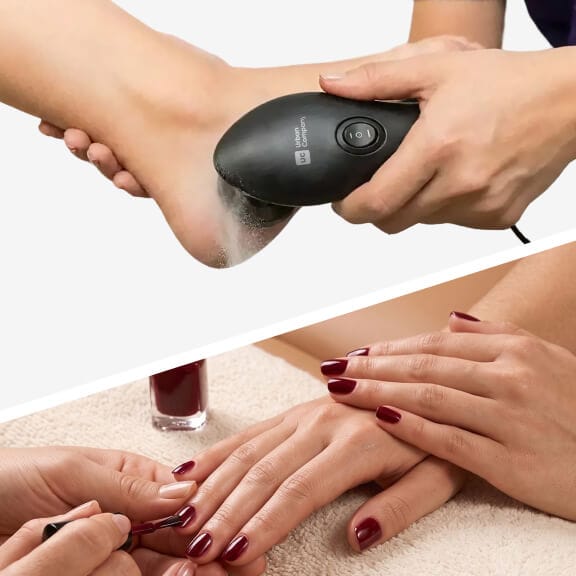 Festive special - Gel manicure with classic pedicure combo