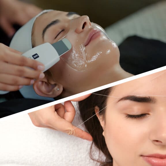 Festive special - Korean glass skin facial, threading and bikini wax