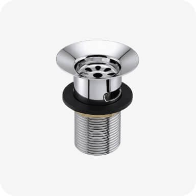 Basin & sink - Waste coupling installation
