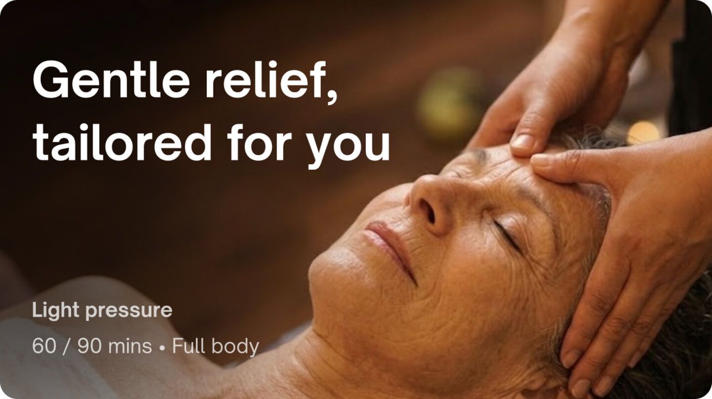 Elderly care - Elderly care massage