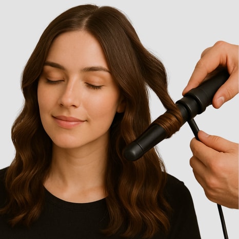 Curling with tongs