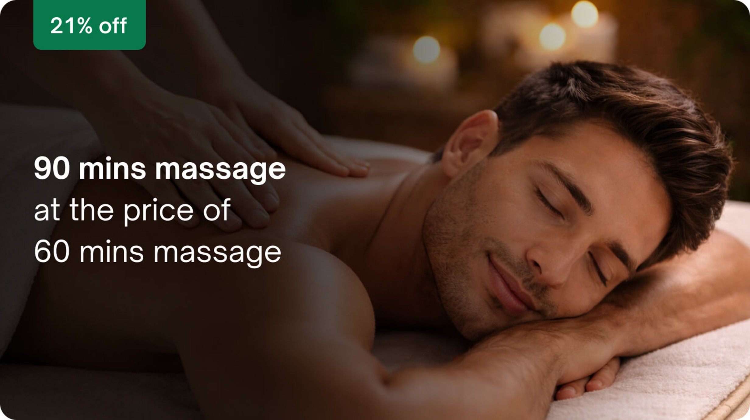 Father's day special - 90 mins Swedish Massage
