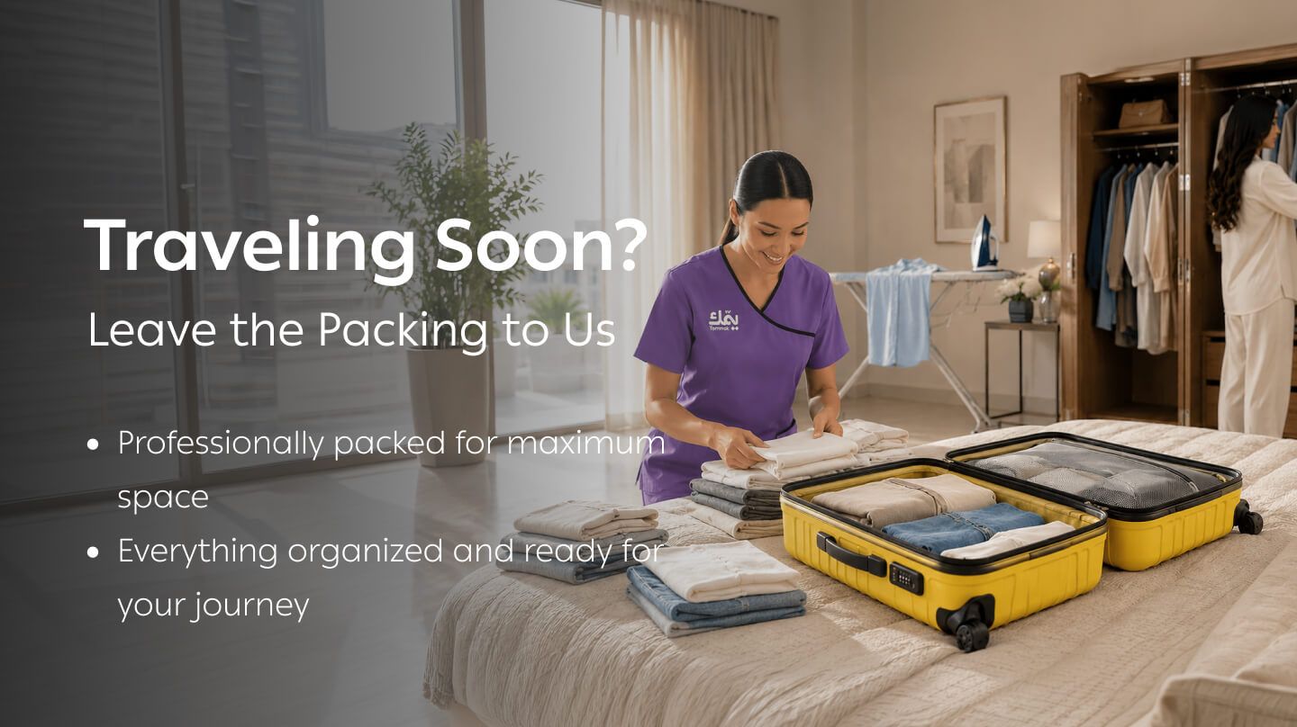 Ironing at home - Travel Luggage Packing