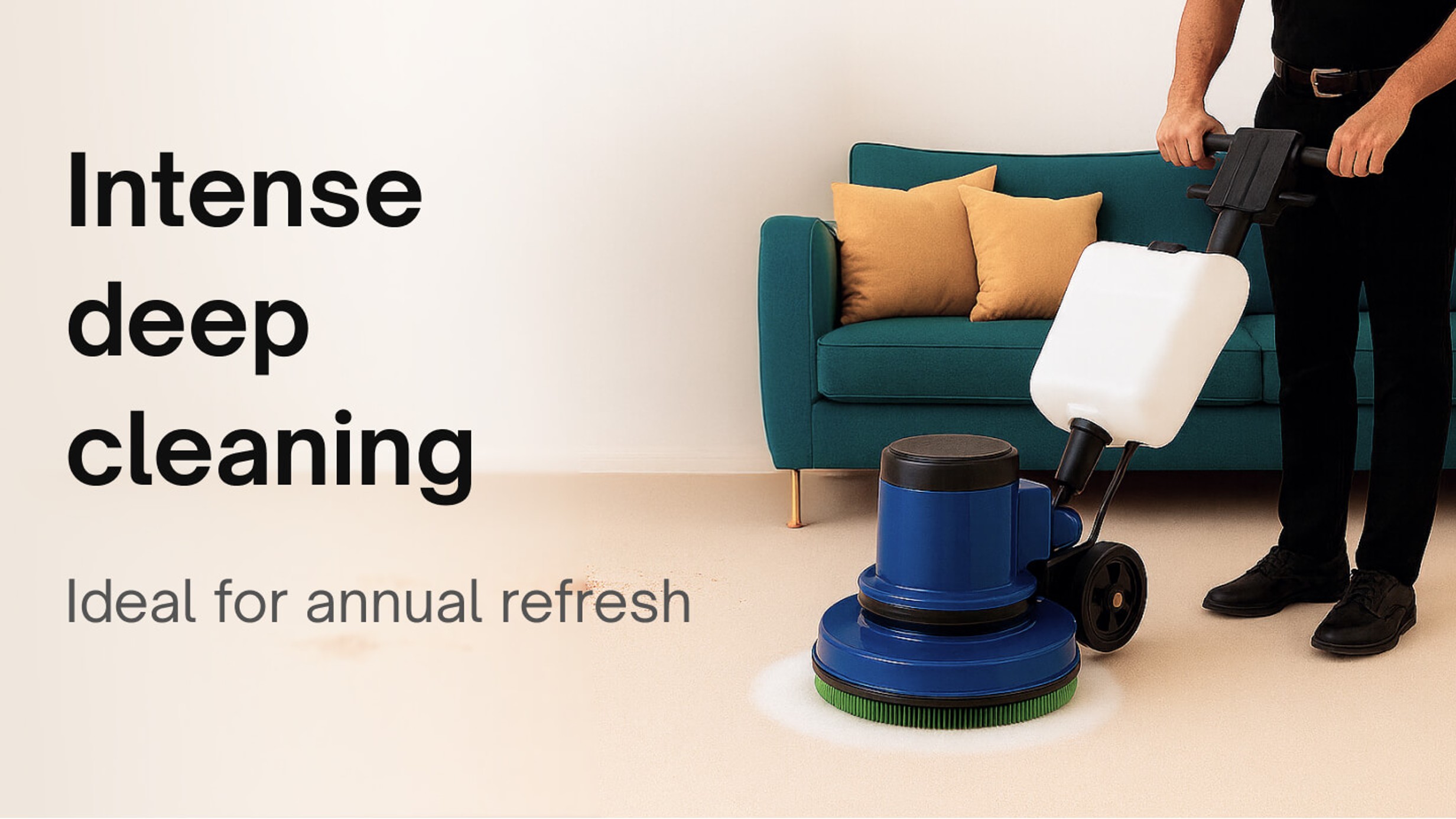 Furnished Apartment - Apartment deep cleaning intense