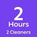 2 hours 2 cleaners