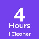 4 hours 1 cleaner