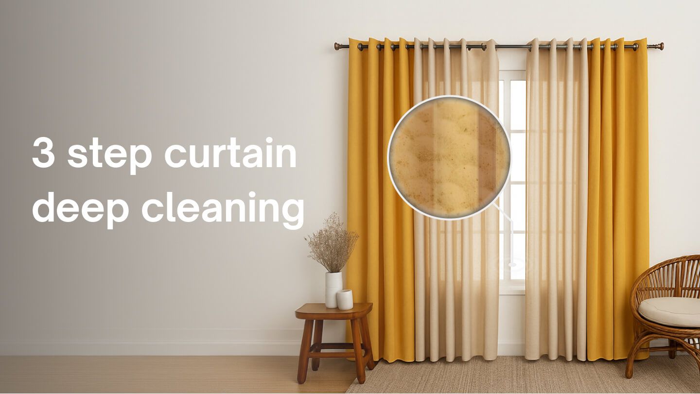Sofa - Curtains deep cleaning