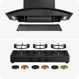 Combos - Deep service with gas stove
