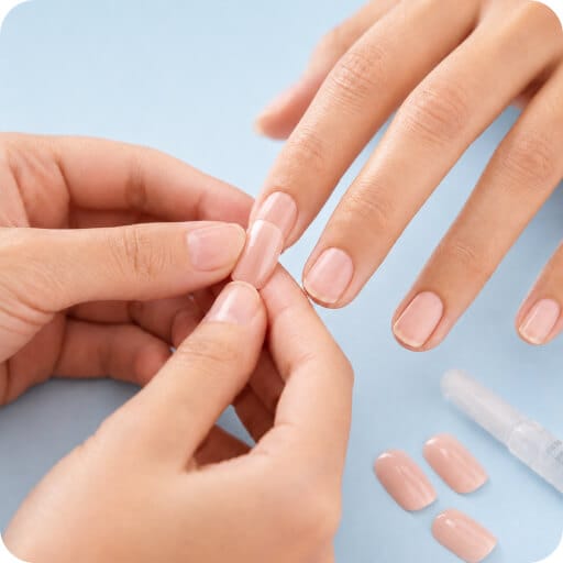 Pedicure & manicure - Press on nail (application only)