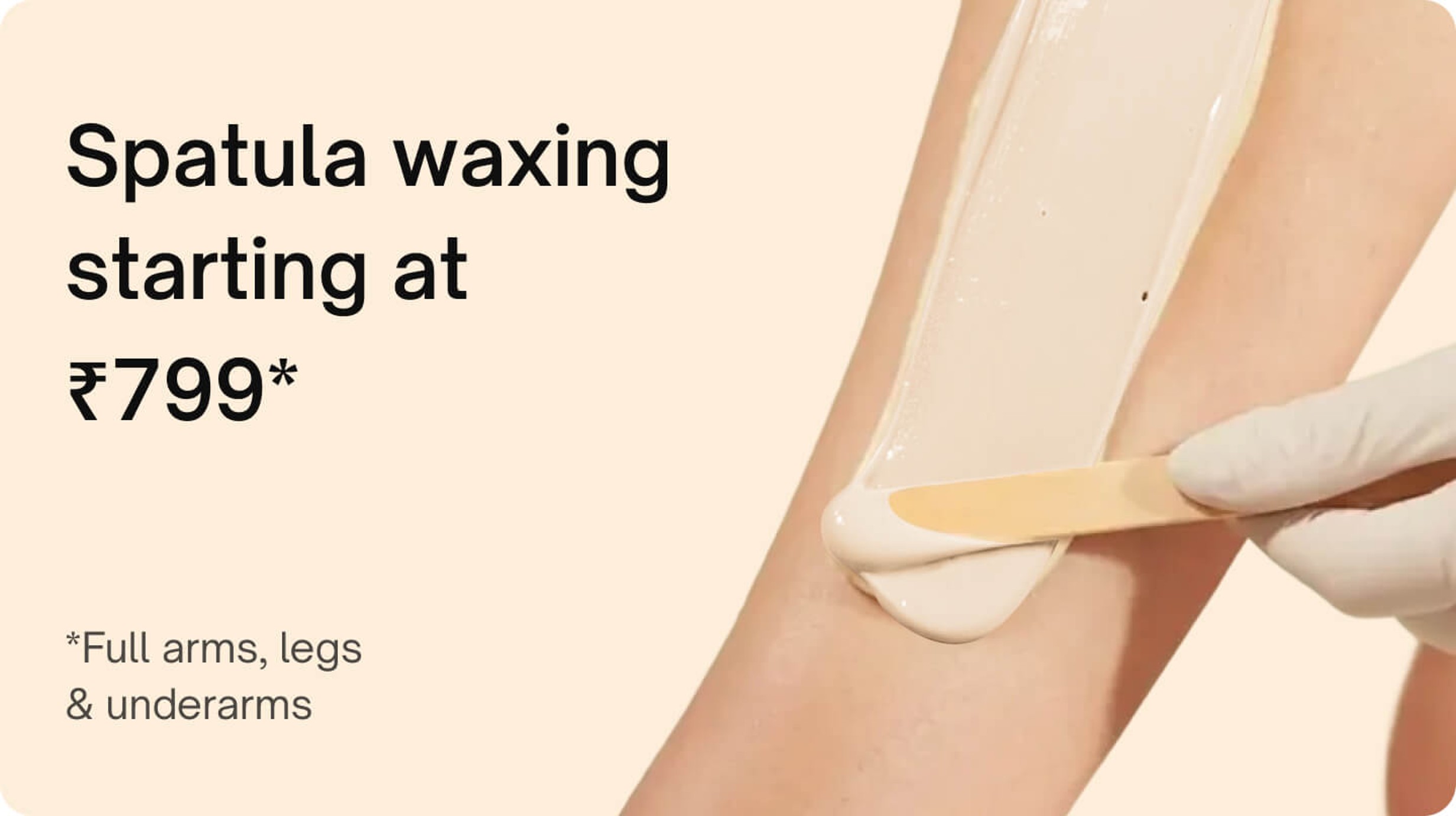 Waxing & threading - Spatula waxing