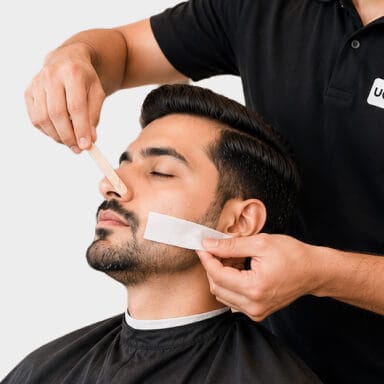 Face waxing