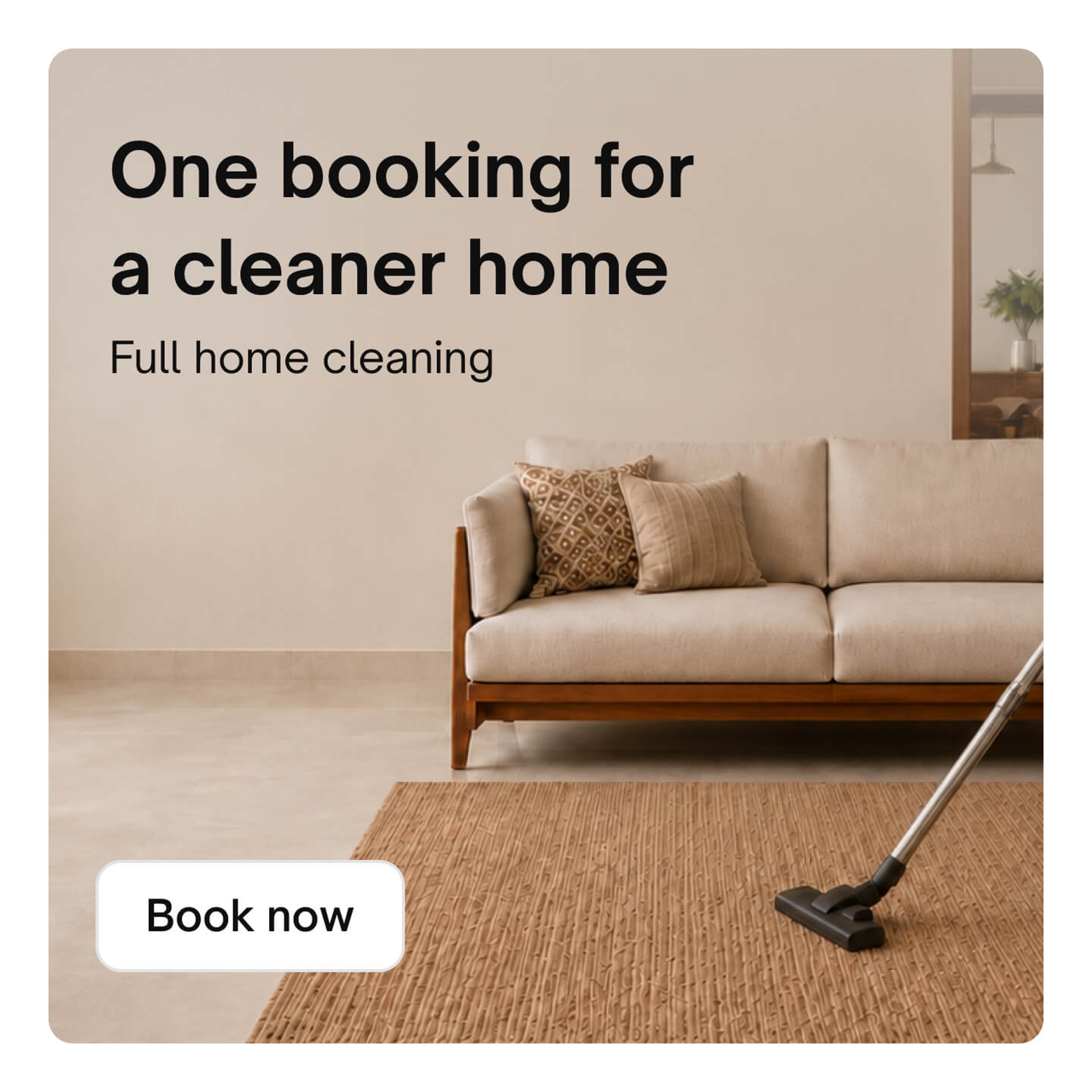 Full Home/ Book by Room Cleaning