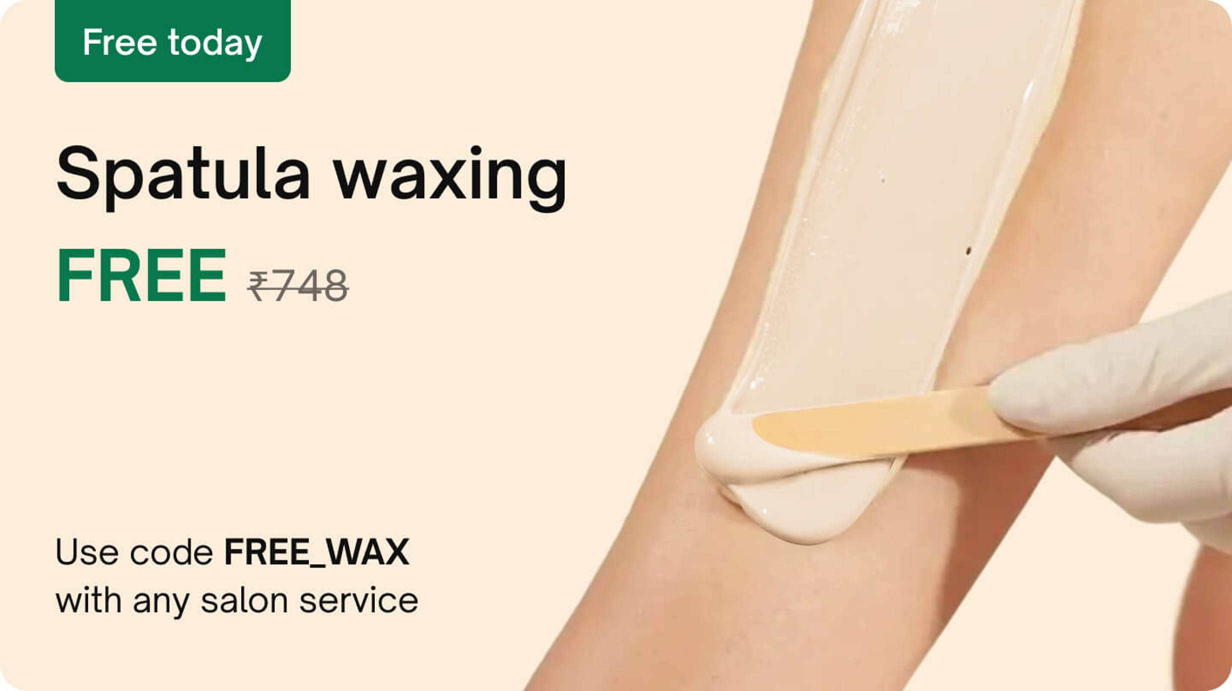 Waxing & threading - Spatula waxing (Full arms, legs & underarms)