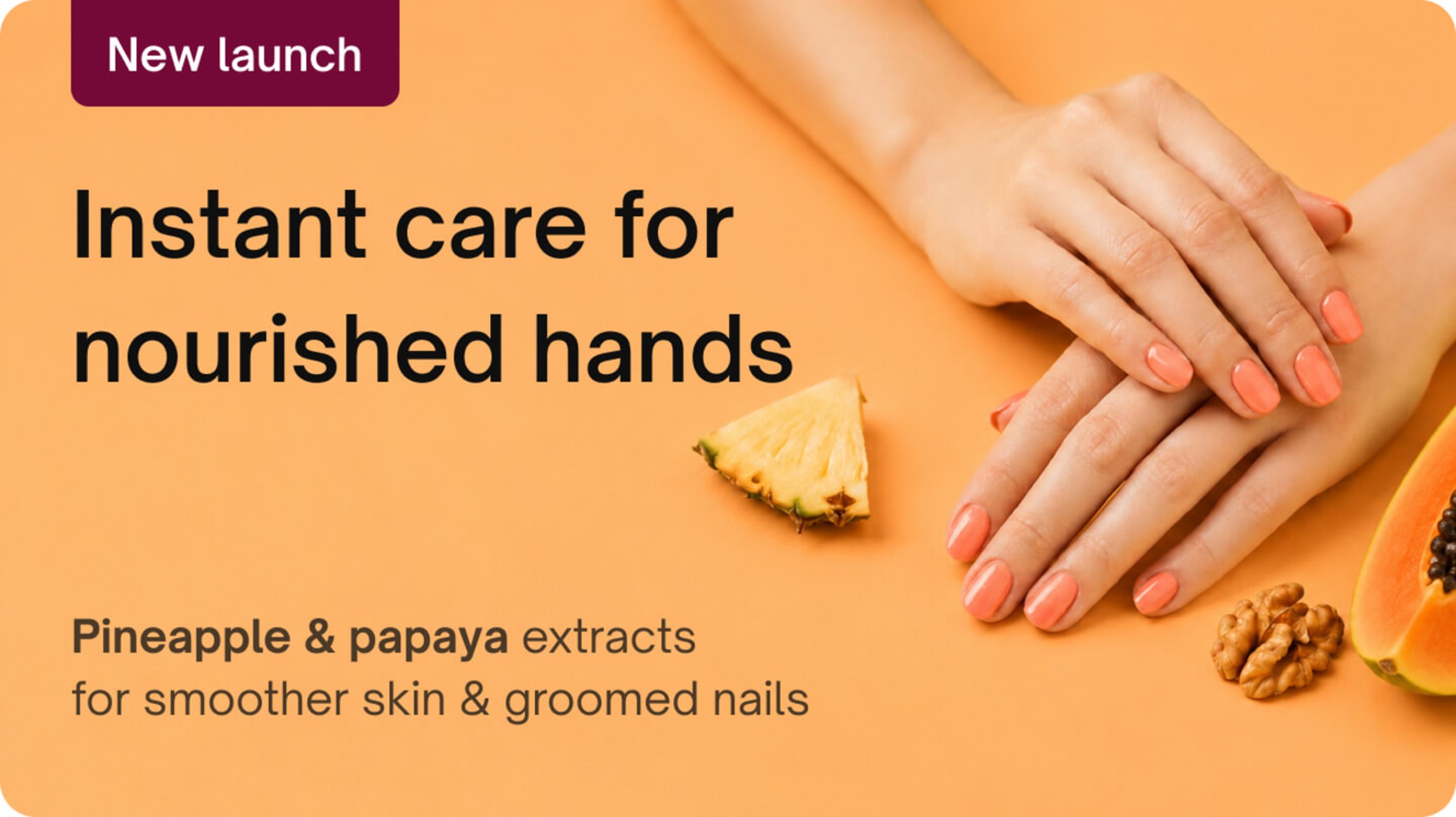 Pedicure & manicure - Express pineapple hand cleanup