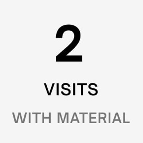 2 visits: Cleaning pack (with material)