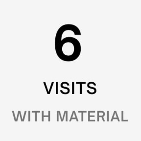 6 visits: Cleaning pack (with material)