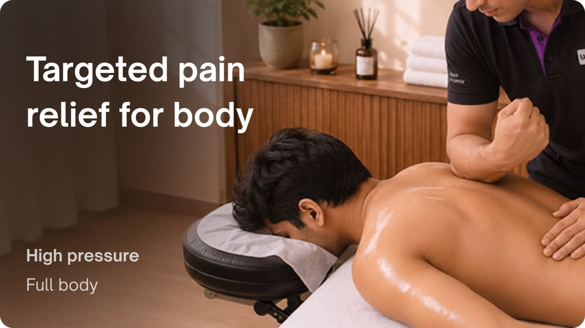Post workout - Deep tissue pain relief massage