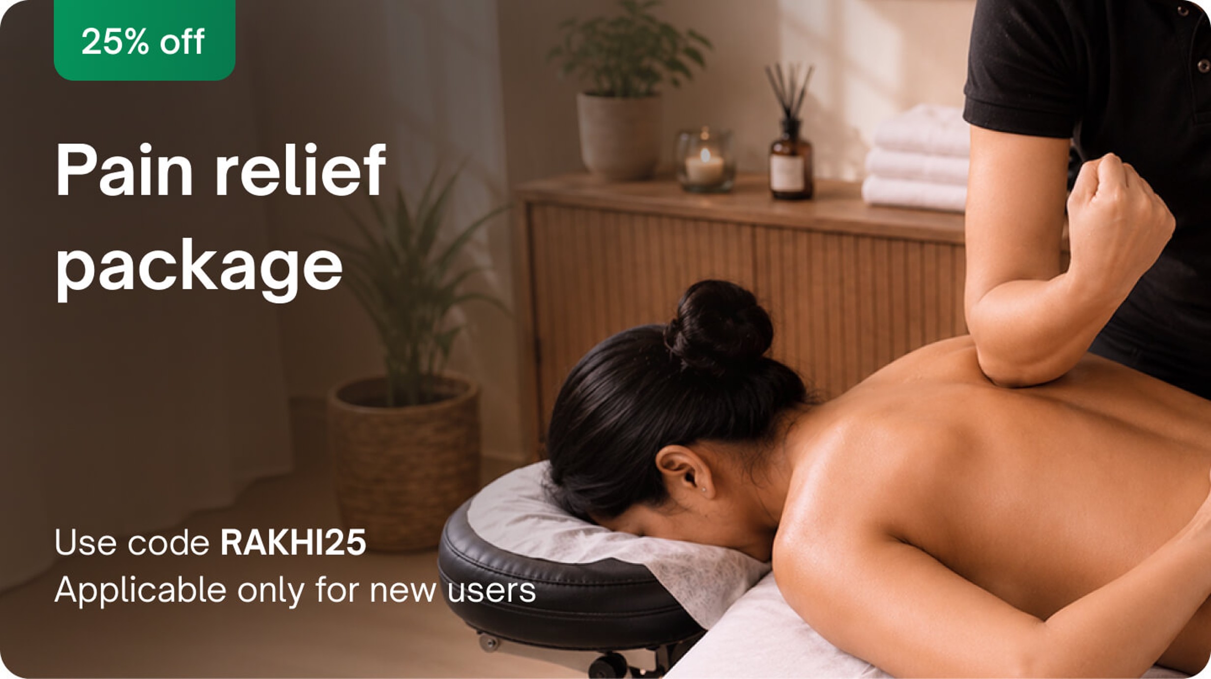 Pain relief - Deep tissue massage