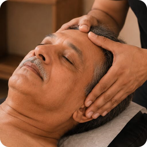 Stress relief - Elderly Care massage