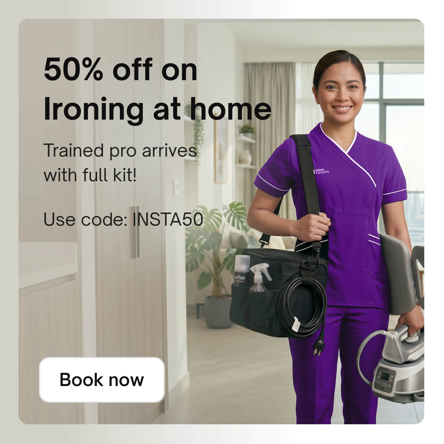 Ironing at-home