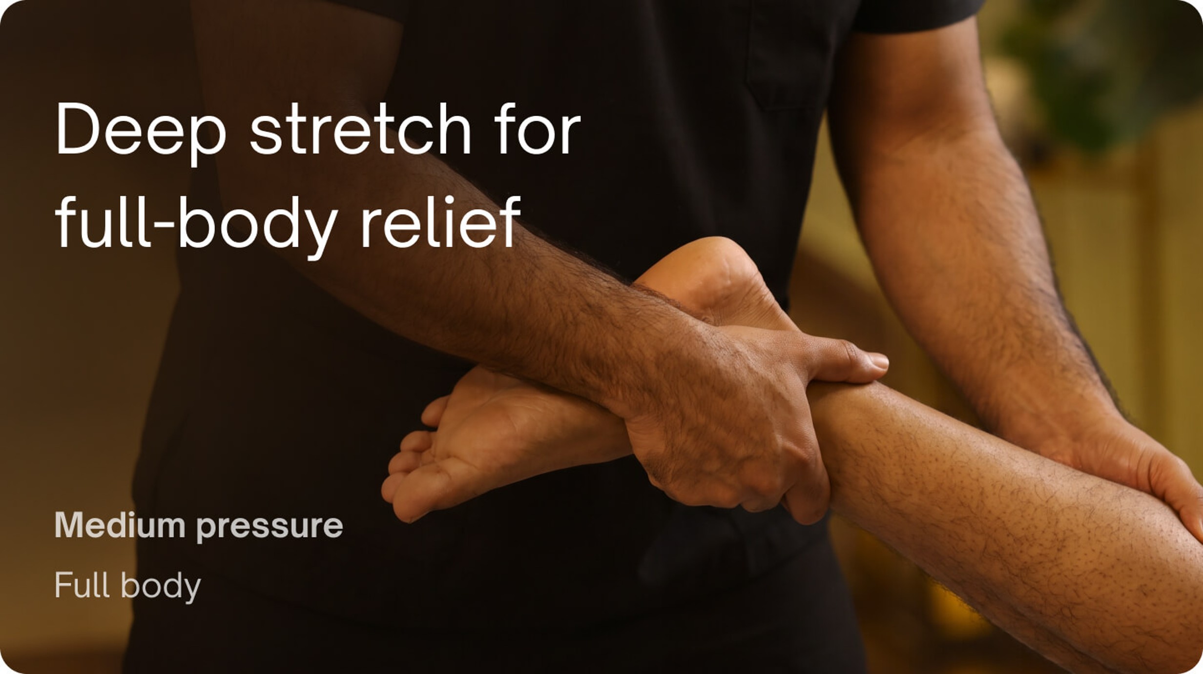 Signature therapies - Thai massage