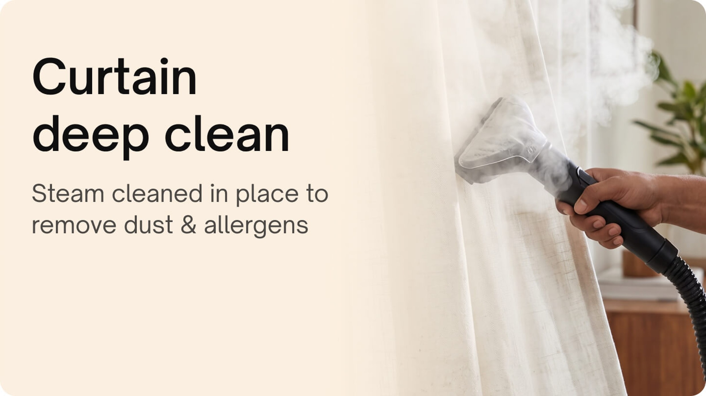 Curtain cleaning - Curtain deep cleaning