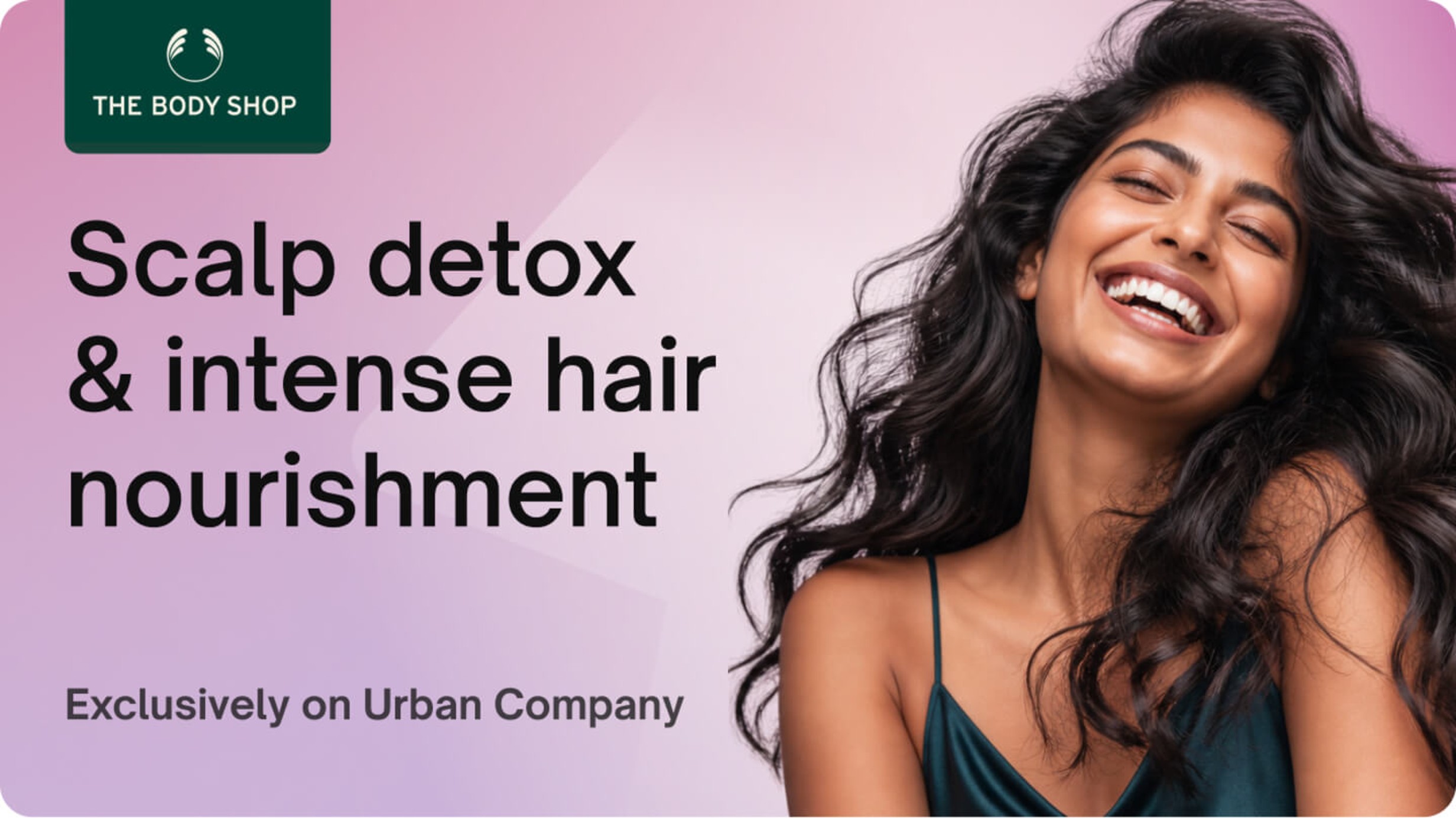 Hair spa & color/ mehendi - Body Shop scalp detox and hair ritual