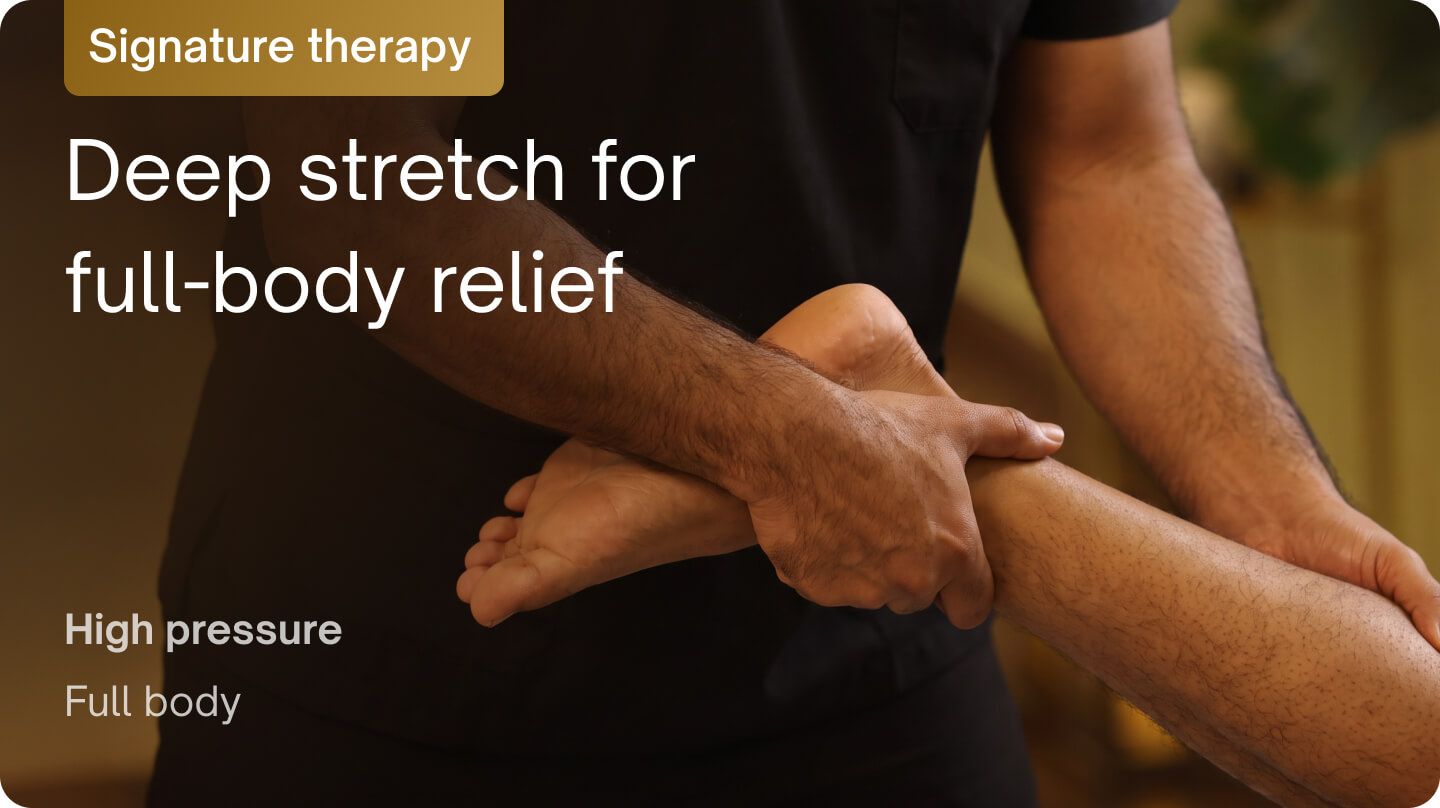 Signature therapies - Thai massage