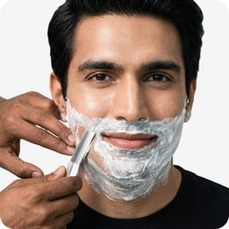 Haircut & beard styling - Clean shave