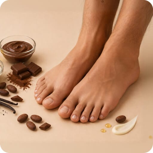 Manicure & pedicure - Chocolate & vanilla sole rejuvenating pedicure