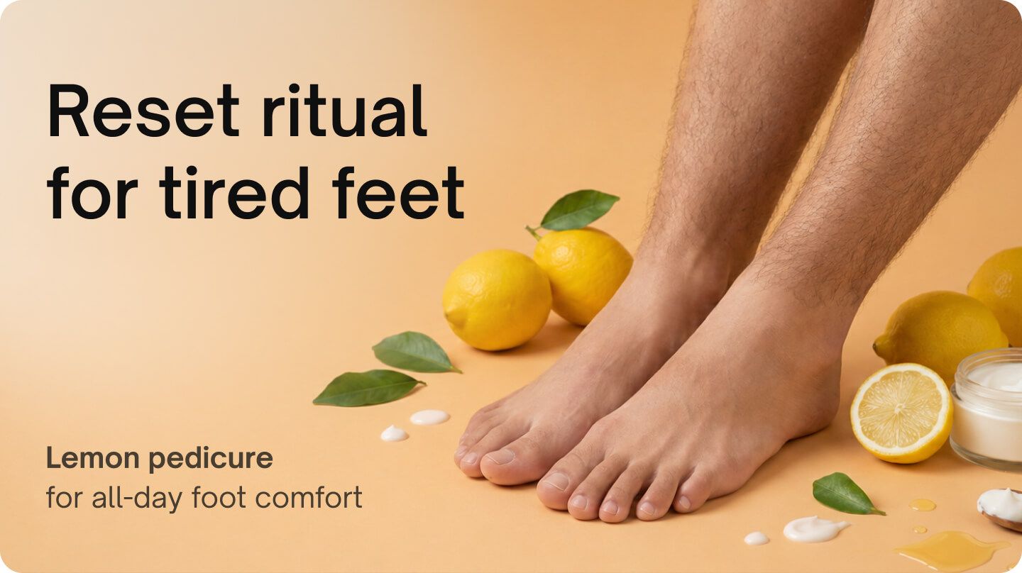 Manicure & pedicure - Brightening lemon deep cleanse pedicure 